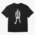 Ronaldo Stance Oversized T-Shirt Honor Champions and Dreams in Match Day Hype around FIFA World Cup 2026 USA Canada Mexico, Messi, CR7 and Mbappe, England, France and Netherlands, Global Supporter Spirit, Legendary Goals, National Colors and