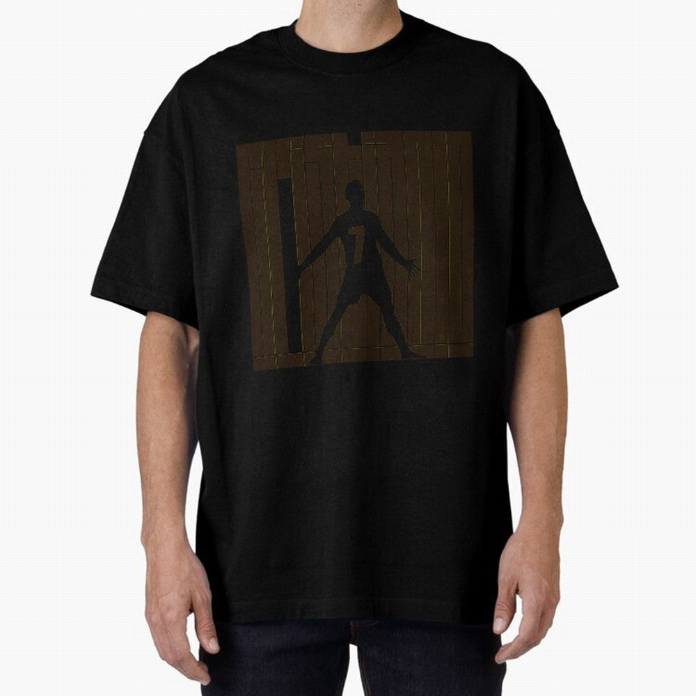 CR7 Ronaldo Oversized T-Shirt Capture Stadium Memories from FIFA World Cup 2026 USA Canada Mexico Spirit, with England, Messi, CR7 and Mbappe, Sports Nostalgia, International Competition, Famous Players and Unforgettable Victories; Ideal for