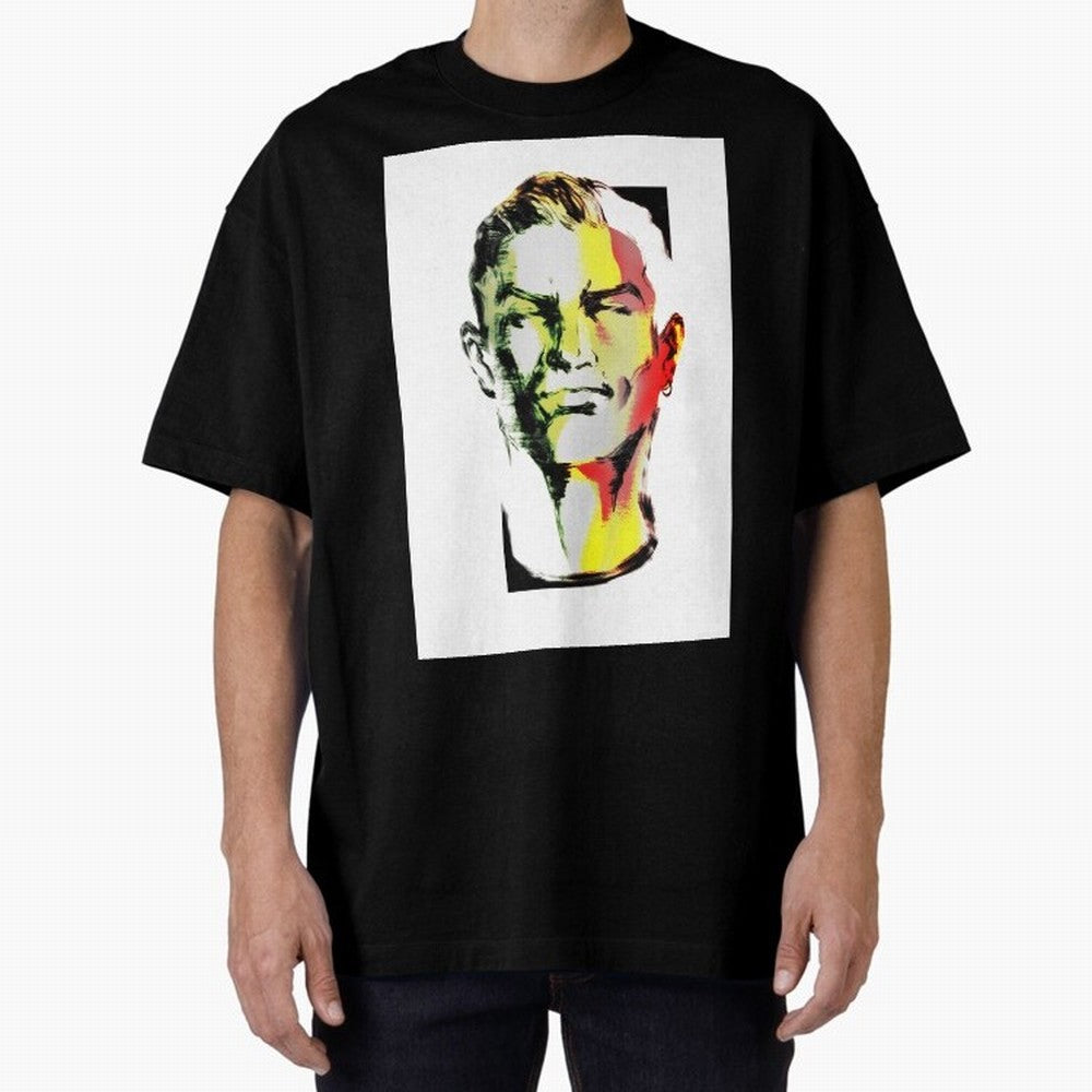 Cristiano Oversized T-Shirt Join Global Football Passion for FIFA World Cup 2026 Group Stage, Built around Mbappe, Argentina and Brazil, Retro Football Energy, Iconic Rivalries, Trophy Chase Drama and Stadium Atmosphere; Ideal for Passionate Fans