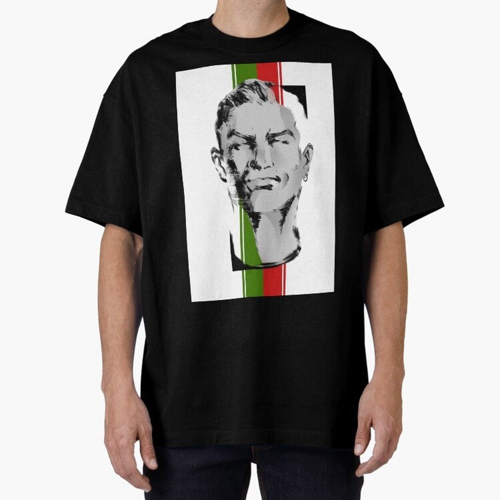 Cristiano Oversized T-Shirt Bring Match Day Fire to the FIFA World Cup 2026 Group Stage Journey through Mbappe Highlights, Netherlands Pride, Classic Soccer Heritage, Championship Pressure, Fan Loyalty and International Pride; Ideal for Fans Who