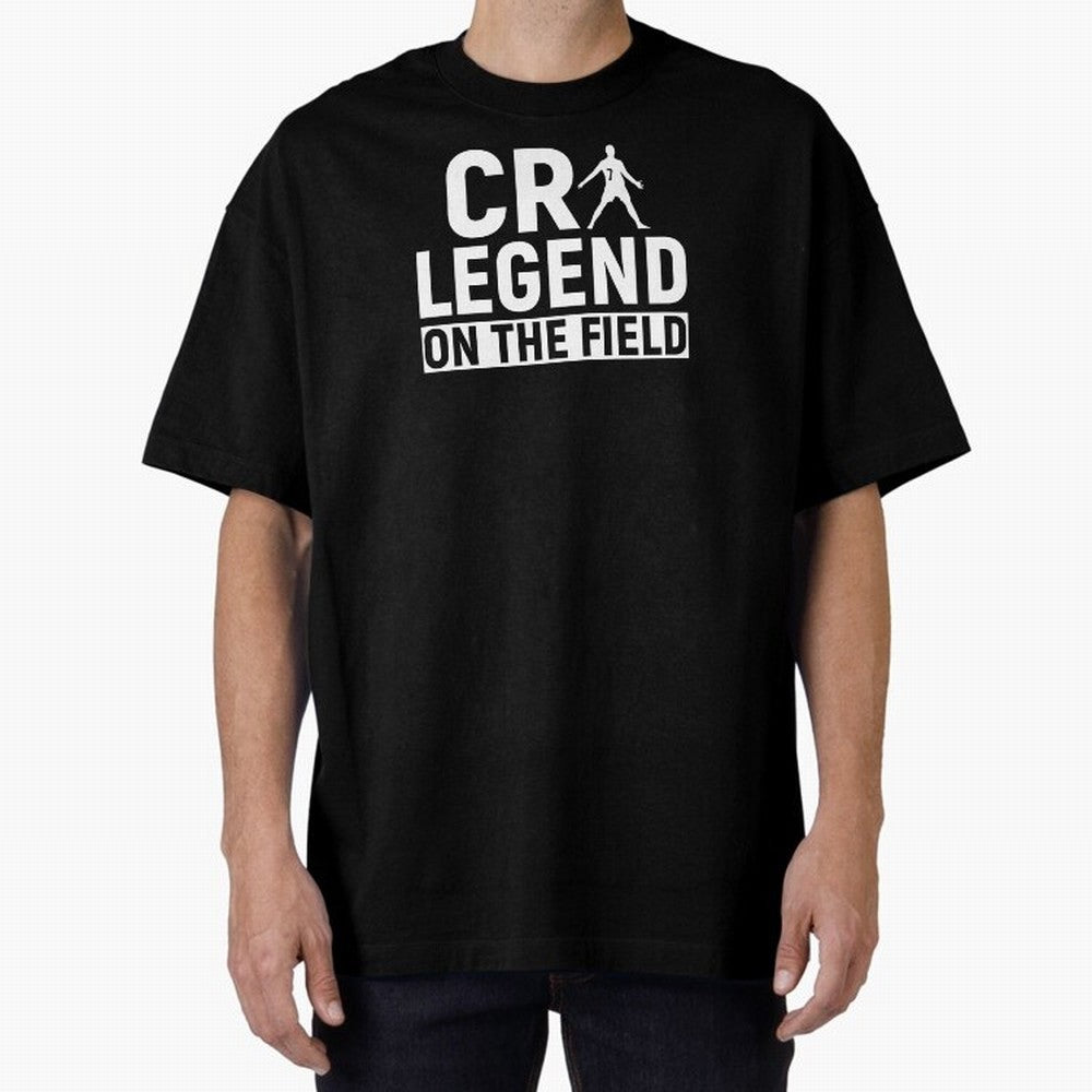 Cr7 Legend On The Field Oversized T-Shirt Unlock Global Football Passion for FIFA World Cup 2026, Connected to Haaland, England, France and Netherlands, Champion Mindset, Group Stage Buzz, Knockout Tension and Passionate Fan Culture; Created for