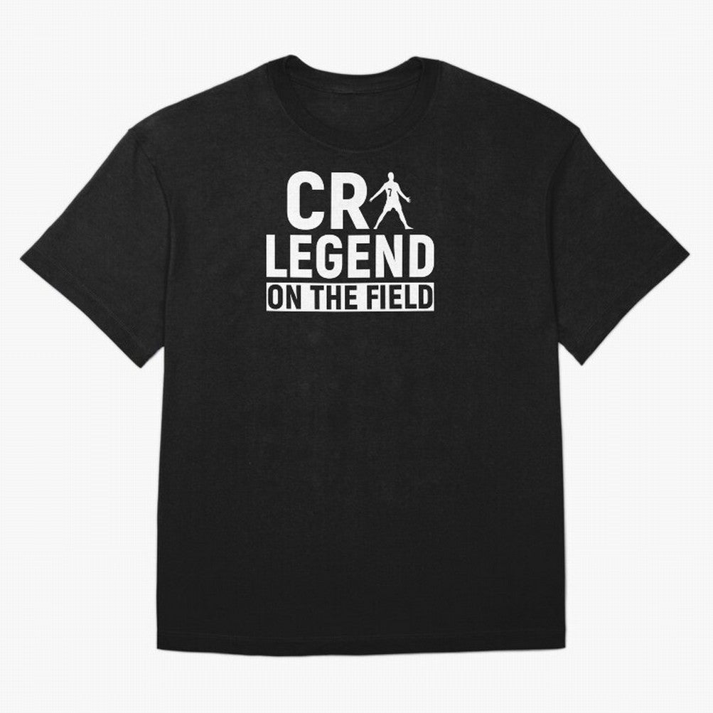 Cr7 Legend On The Field Oversized T-Shirt Unlock Global Football Passion for FIFA World Cup 2026, Connected to Haaland, England, France and Netherlands, Champion Mindset, Group Stage Buzz, Knockout Tension and Passionate Fan Culture; Created for