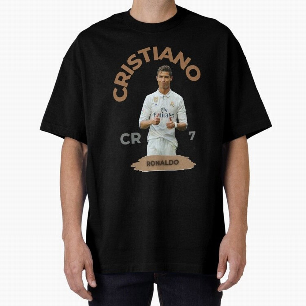 Essential Cristiano Ronaldo Siuuu Oversized T-Shirt Embrace FIFA World Cup 2026 USA Canada Mexico for Fans of Haaland and England and Germany, Bringing Match Day Excitement, Supporter Culture, Golden Goals and Global Football Passion; Ideal for