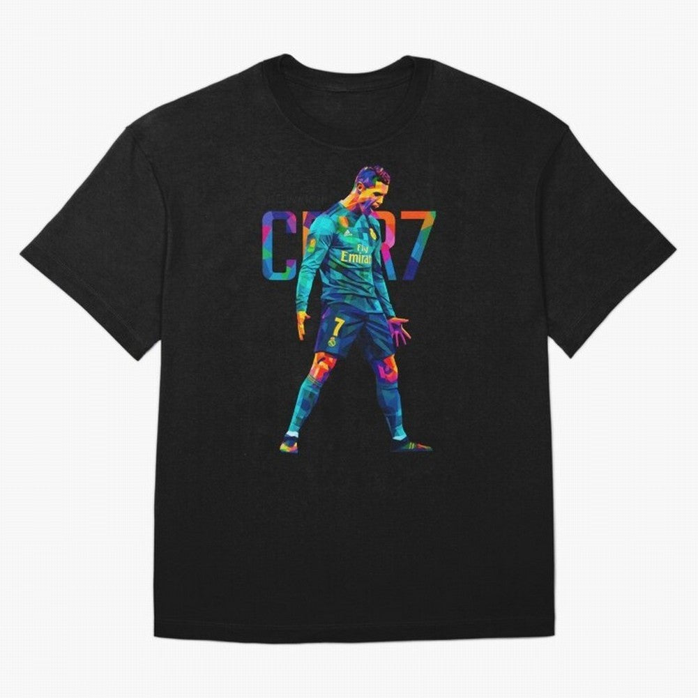 Ronaldo Cr7 Wpap Art Oversized T-Shirt Celebrate Every Goal in Match Day Hype around FIFA World Cup 2026 USA Canada Mexico, Messi and Cristiano Ronaldo, France and Portugal, Goal Celebration Energy, Supporter Heritage, Football Icons and Worldwide