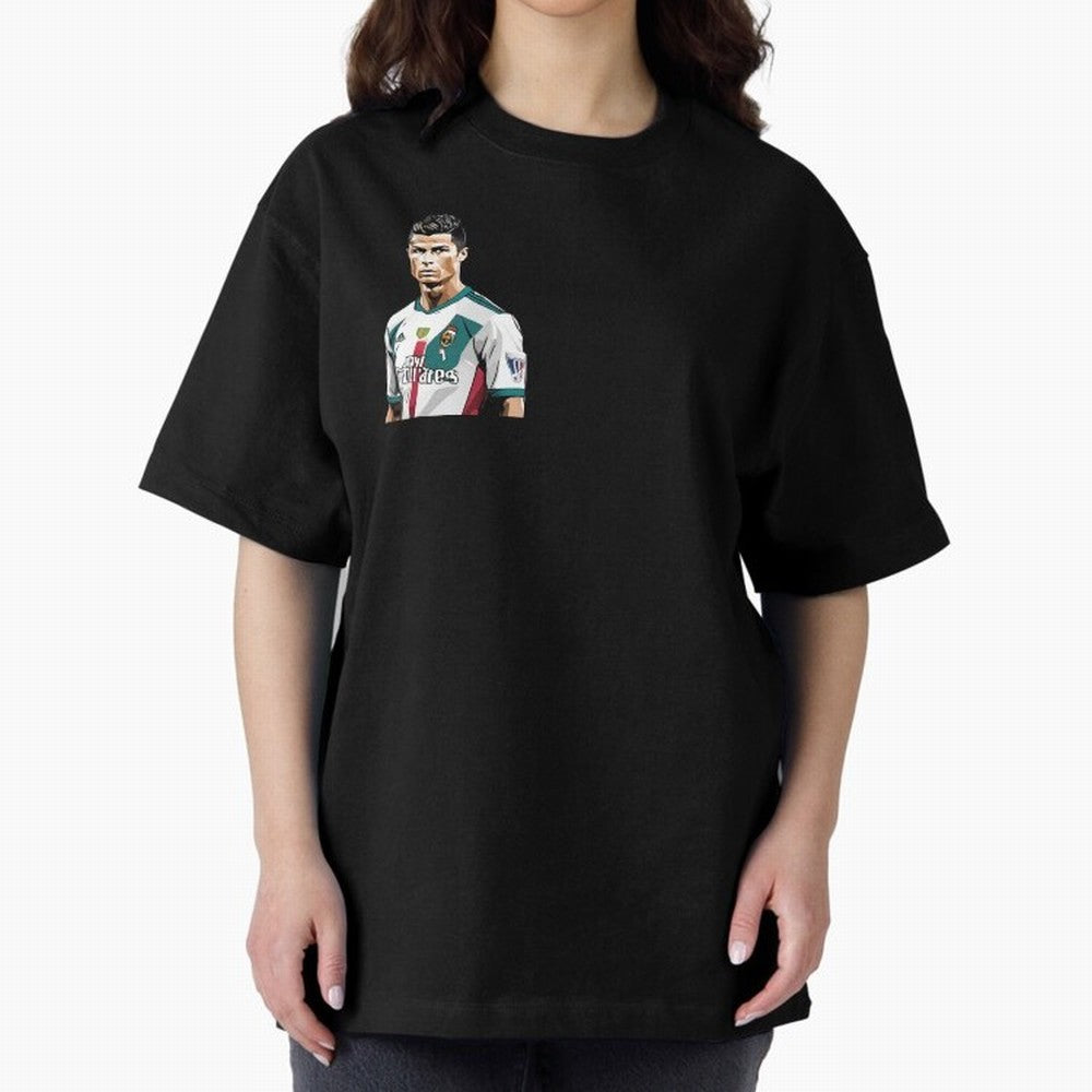 Cristiano Ronaldo Oversized T-Shirt Get Ready for the FIFA World Cup 2026 Journey through Messi Highlights, England and Germany Pride, Soccer Culture, Superstar Moments, National Team Dreams and Competitive Fire; Ideal for Fans Who Follow Messi,