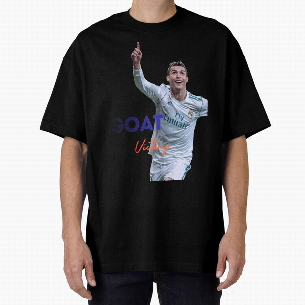 Goat CR7 MIndset Oversized T-Shirt Show Support during the FIFA World Cup 2026 Group Stage Journey through Messi, CR7 and Mbappe Highlights, Spain and Netherlands Pride, Football History, Final Match Energy, Crowd Noise and Once in a Lifetime