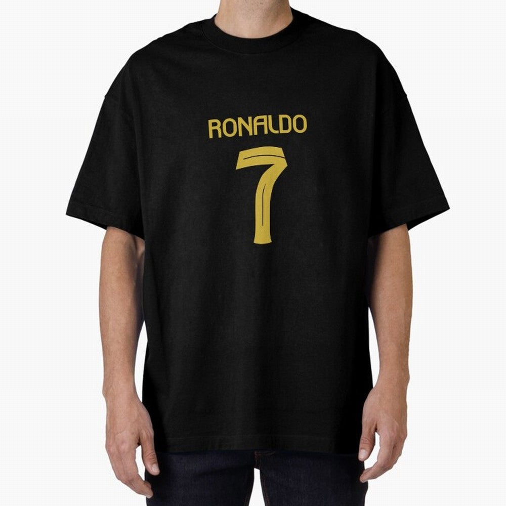 Cristiano Ronaldo 2024 Oversized T-Shirt Represent FIFA World Cup 2026 USA Canada Mexico for Fans of Mbappe and Neymar and England, France and Netherlands, Bringing Retro Football Energy, Iconic Rivalries, Trophy Chase Drama and Stadium Atmosphere;