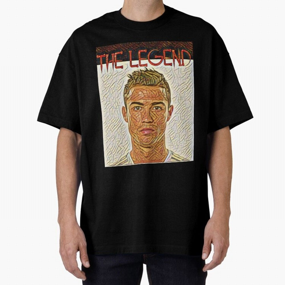 Cristiano Ronaldo Oversized T-Shirt Enjoy the Biggest Football Party of FIFA World Cup 2026 for Fans of Mbappe and Argentina, France and Brazil, Bringing Soccer Culture, Superstar Moments, National Team Dreams and Competitive Fire; Perfect for