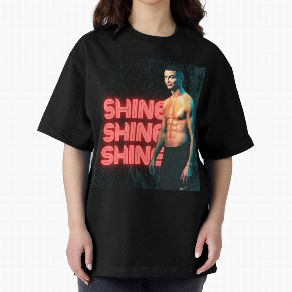 Cristiano Ronaldo Shine Oversized T-Shirt Make Every Match About the FIFA World Cup 2026 Group Stage Journey through Messi, CR7 and Mbappe Highlights, Portugal Pride, Supporter Pride, Iconic Celebrations, Legendary Names and Global Match Day