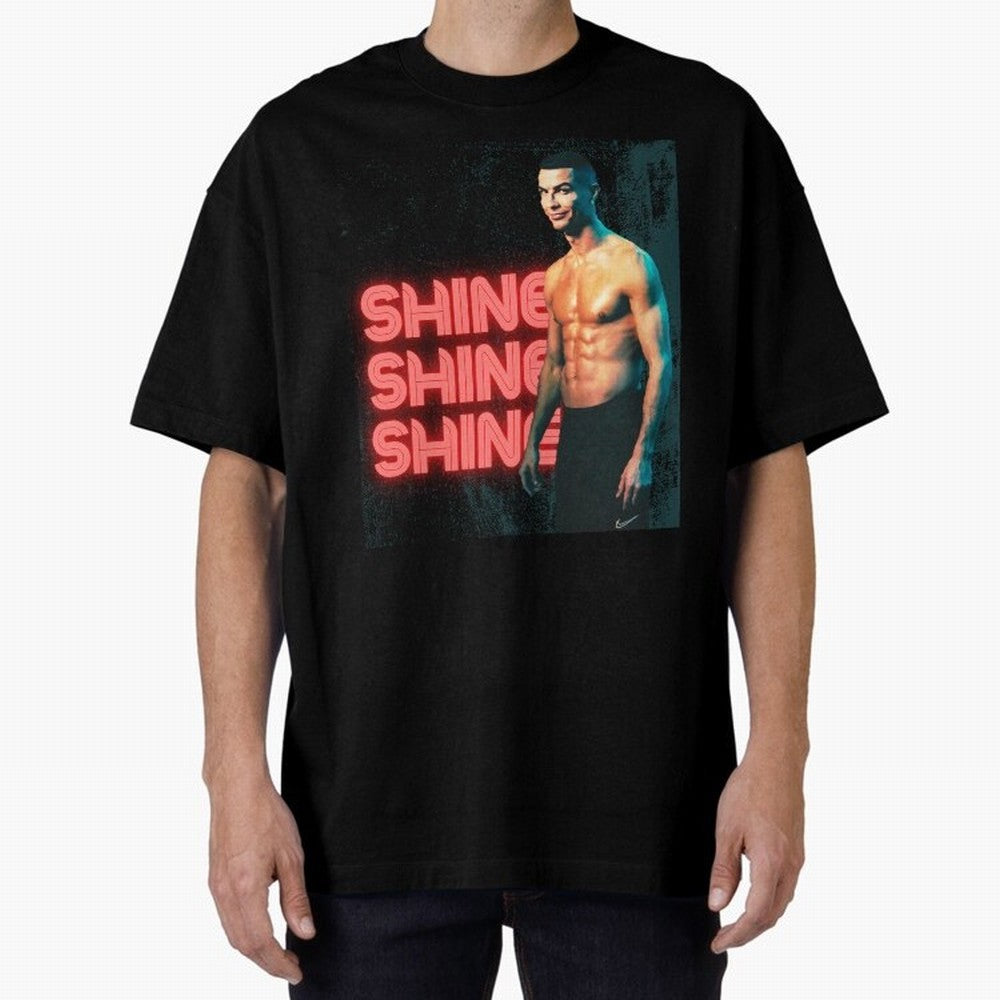 Cristiano Ronaldo Shine Oversized T-Shirt Make Every Match About the FIFA World Cup 2026 Group Stage Journey through Messi, CR7 and Mbappe Highlights, Portugal Pride, Supporter Pride, Iconic Celebrations, Legendary Names and Global Match Day