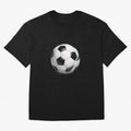 Kick Power Football Design | Classic Soccer Ball Sports Artwork Oversized T-Shirt Support the Legends of FIFA World Cup 2026 Spirit, Driven by Brazil, Portugal and Argentina, Cristiano Ronaldo, Stadium Memories, Football Loyalty, International