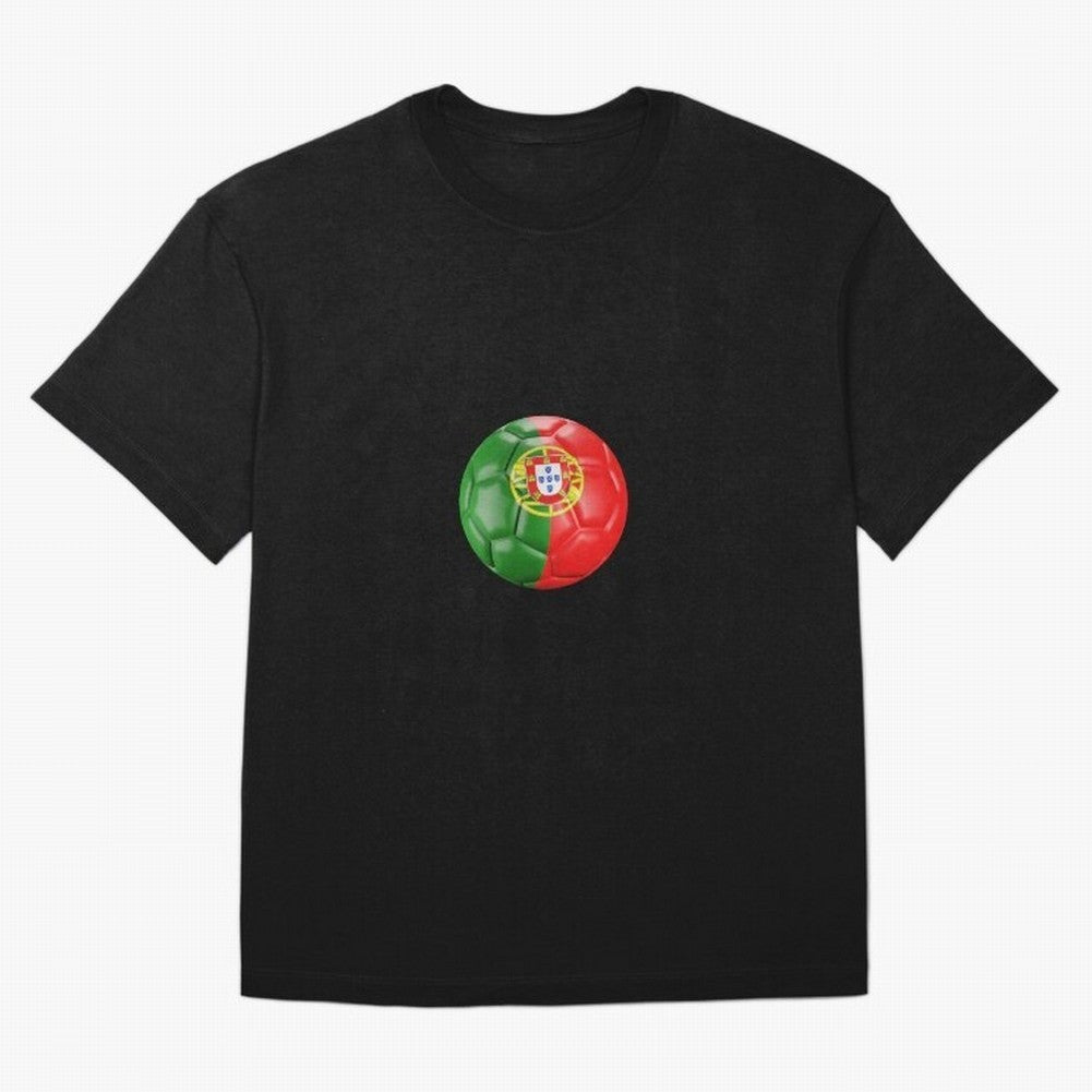 Portugal Oversized T-Shirt Bring FIFA World Cup 2026 USA Canada Mexico Spirit, Inspired by Spain, Messi, Global Supporter Spirit, Legendary Goals, National Colors and Tournament Celebration; Perfect for Supporters Who Want Bold Football Energy,