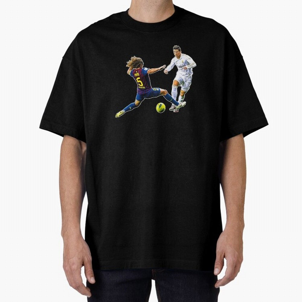 Ronaldo Oversized T-Shirt Celebrate Soccer Greatness during FIFA World Cup 2026 Spirit, Connected to Portugal, Mbappe, Stadium Chants, National Pride, Trophy Dreams and Unforgettable Football Memories; Ideal for Football Dads, Football Moms,
