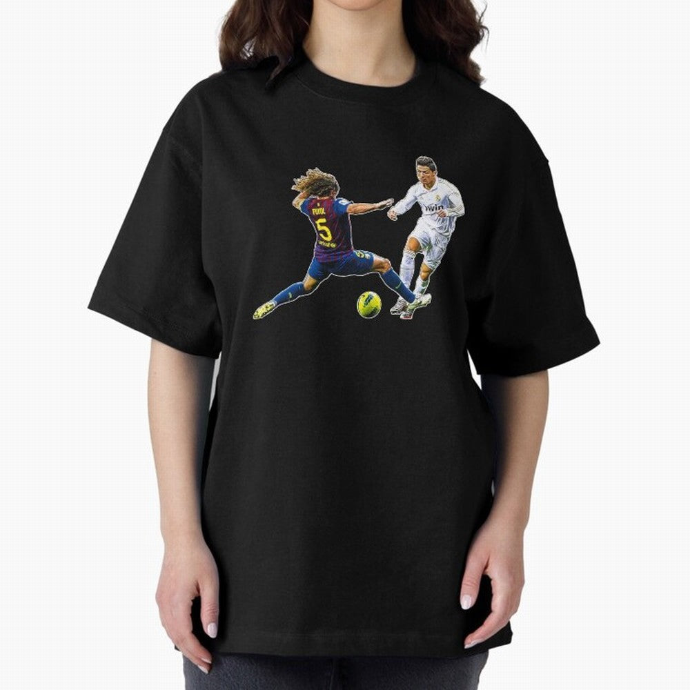 Ronaldo Oversized T-Shirt Celebrate Soccer Greatness during FIFA World Cup 2026 Spirit, Connected to Portugal, Mbappe, Stadium Chants, National Pride, Trophy Dreams and Unforgettable Football Memories; Ideal for Football Dads, Football Moms,