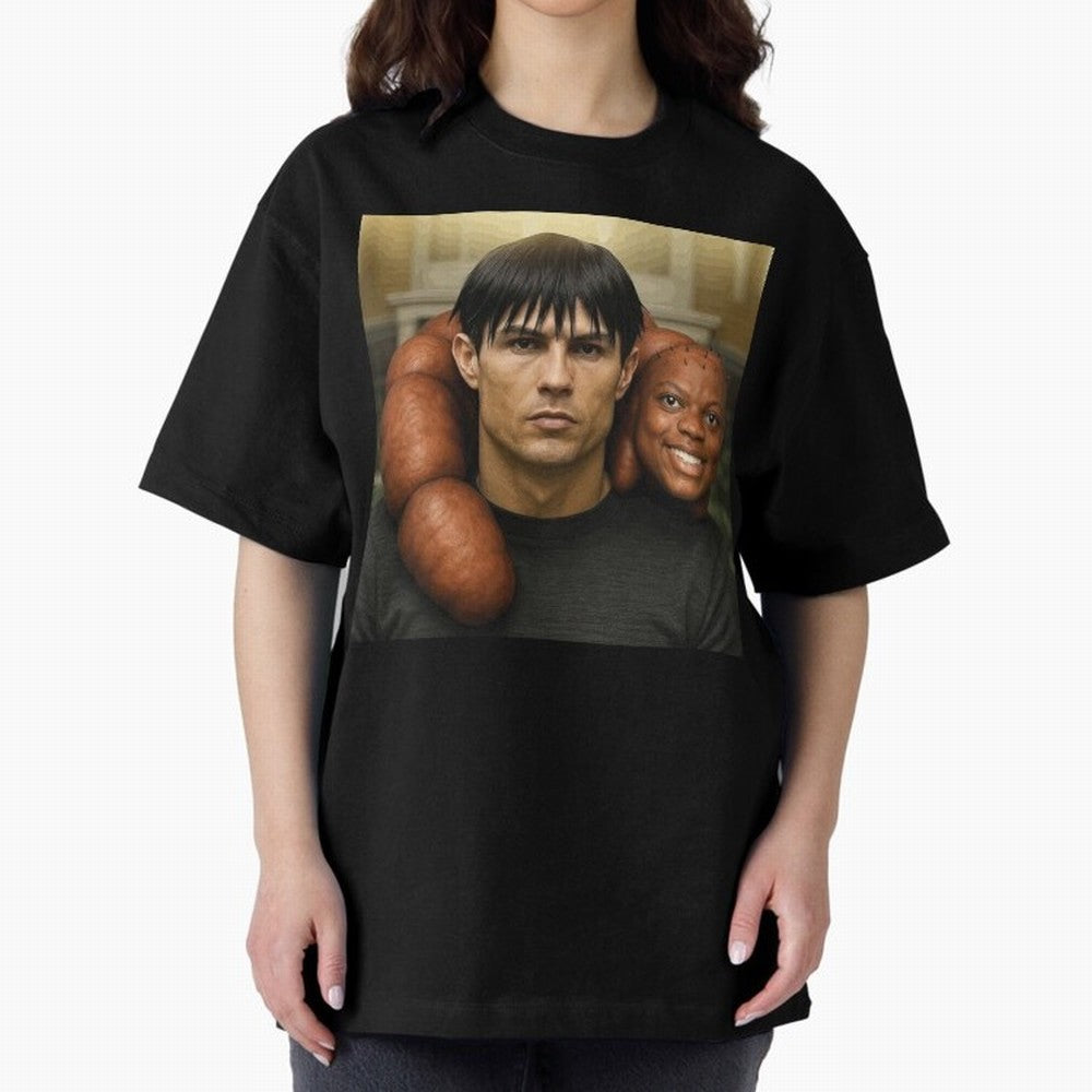 Ronaldo and Speed Oversized T-Shirt Remember Match Day Hype around FIFA World Cup 2026 Group Stage, Messi, Neymar and Mbappe, Netherlands, Match Day Excitement, Supporter Culture, Golden Goals and Global Football Passion; Perfect for Supporters Who