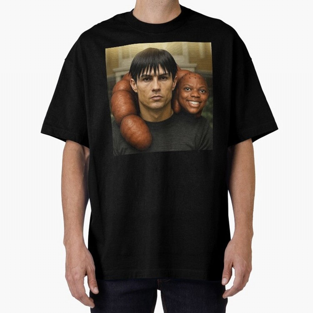 Ronaldo and Speed Oversized T-Shirt Remember Match Day Hype around FIFA World Cup 2026 Group Stage, Messi, Neymar and Mbappe, Netherlands, Match Day Excitement, Supporter Culture, Golden Goals and Global Football Passion; Perfect for Supporters Who
