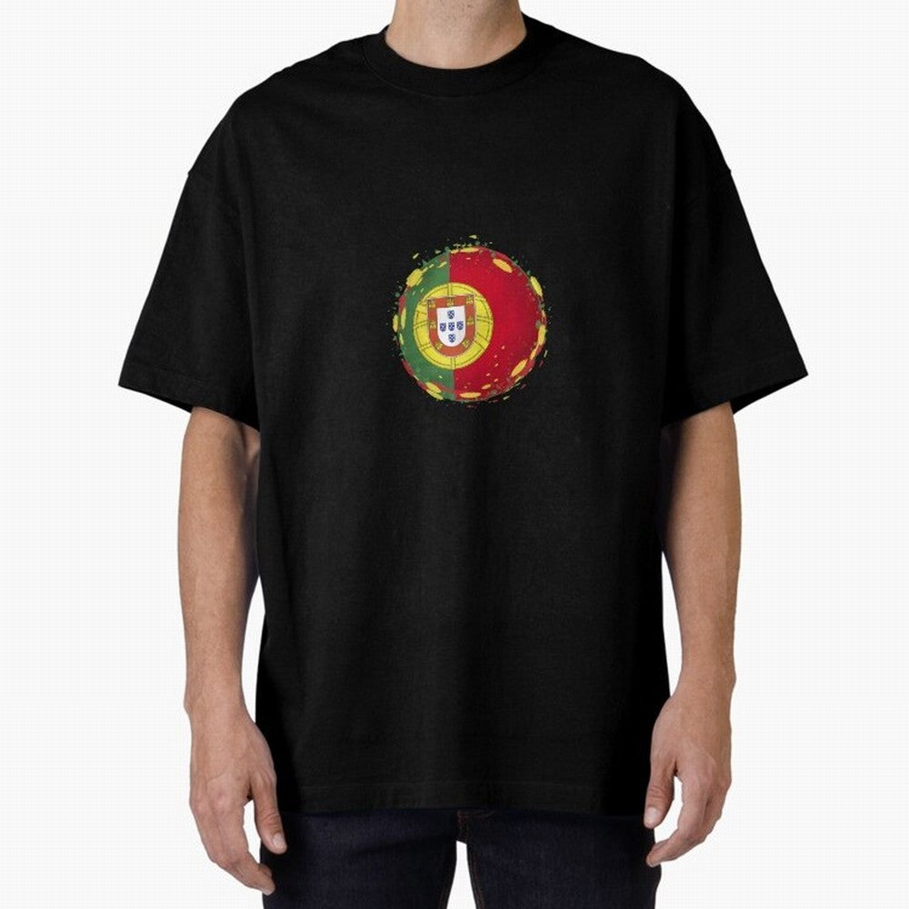 Portugal Oversized T-Shirt Upgrade FIFA World Cup 2026 Spirit, Capturing England, France and Netherlands, Neymar, Championship Spirit, Famous Goals, Roaring Crowds and International Football Unity; Created for Match Day Parties, Soccer Gifts, Fan