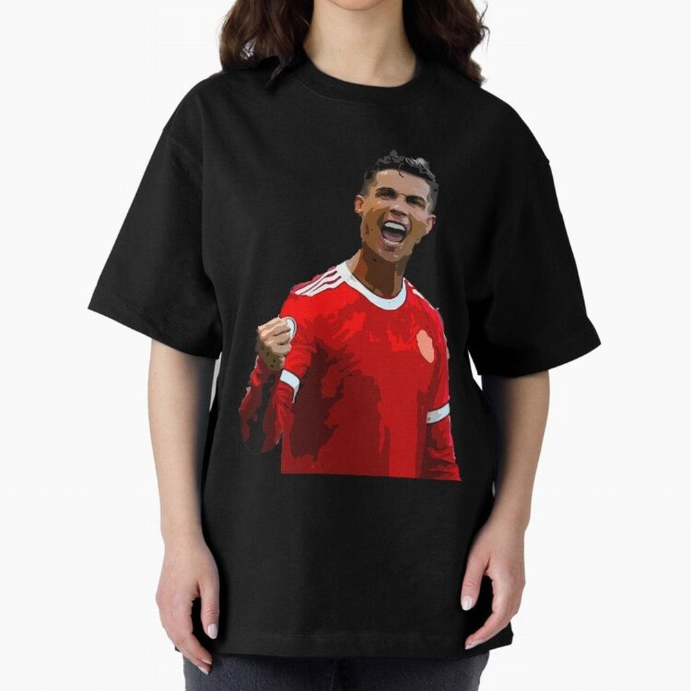 Cristiano Ronaldo Oversized T-Shirt Wear the Spirit of FIFA World Cup 2026 Spirit, Inspired by Netherlands, CR7, Goal Celebration Energy, Supporter Heritage, Football Icons and Worldwide Tournament Joy; Made for Collectors Who Enjoy Iconic Players,
