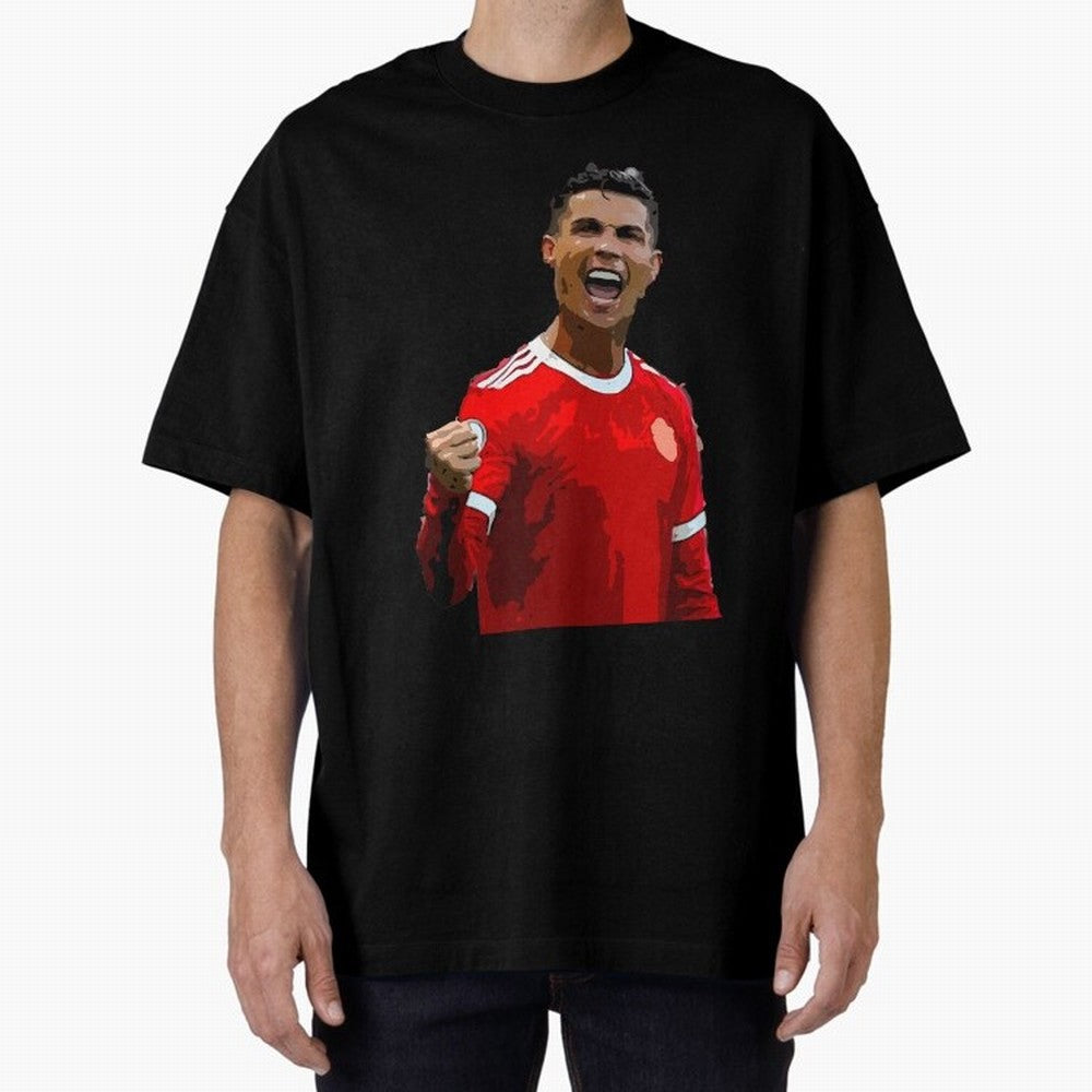 Cristiano Ronaldo Oversized T-Shirt Wear the Spirit of FIFA World Cup 2026 Spirit, Inspired by Netherlands, CR7, Goal Celebration Energy, Supporter Heritage, Football Icons and Worldwide Tournament Joy; Made for Collectors Who Enjoy Iconic Players,