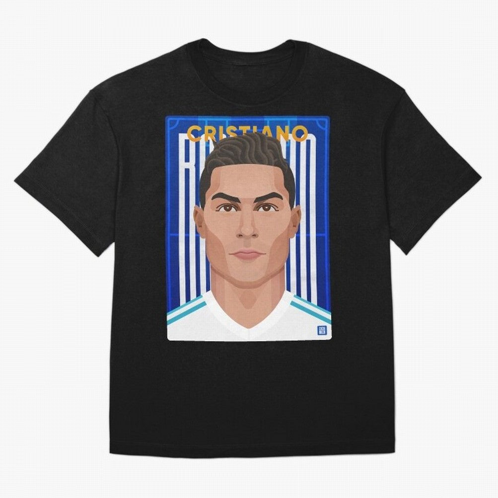 Cristiano Ronaldo (RM) | The Commander Oversized T-Shirt Keep the Legacy of FIFA World Cup 2026 Group Stage Connected to CR7, England Energy, Goal Celebration Energy, Supporter Heritage, Football Icons and Worldwide Tournament Joy; Ideal for