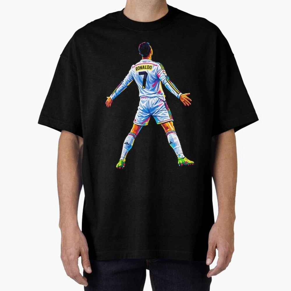 The GOAT Ronaldo Oversized T-Shirt Wear the Spirit of FIFA World Cup 2026 Group Stage Capturing Haaland, Germany Energy, Goal Celebration Energy, Supporter Heritage, Football Icons and Worldwide Tournament Joy; Made for Collectors Who Enjoy Iconic