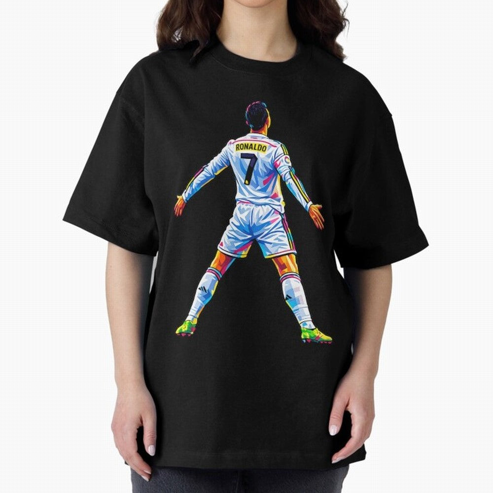 The GOAT Ronaldo Oversized T-Shirt Wear the Spirit of FIFA World Cup 2026 Group Stage Capturing Haaland, Germany Energy, Goal Celebration Energy, Supporter Heritage, Football Icons and Worldwide Tournament Joy; Made for Collectors Who Enjoy Iconic