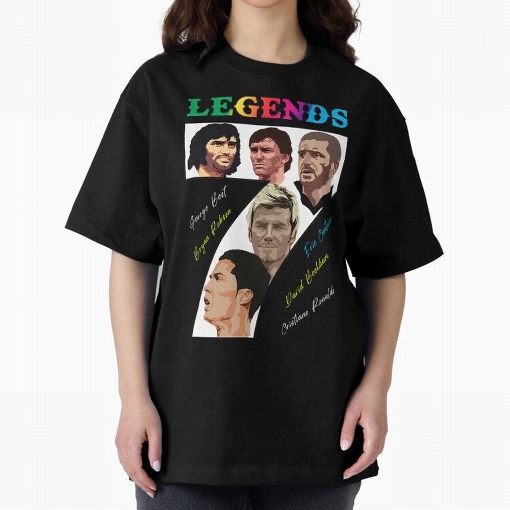 LEGENDS OF FOOTBALL Oversized T-Shirt Back the Journey through FIFA World Cup 2026 USA Canada Mexico Built around Mbappe and Neymar, Brazil, Portugal and Argentina Energy, Champion Mindset, Group Stage Buzz, Knockout Tension and Passionate Fan