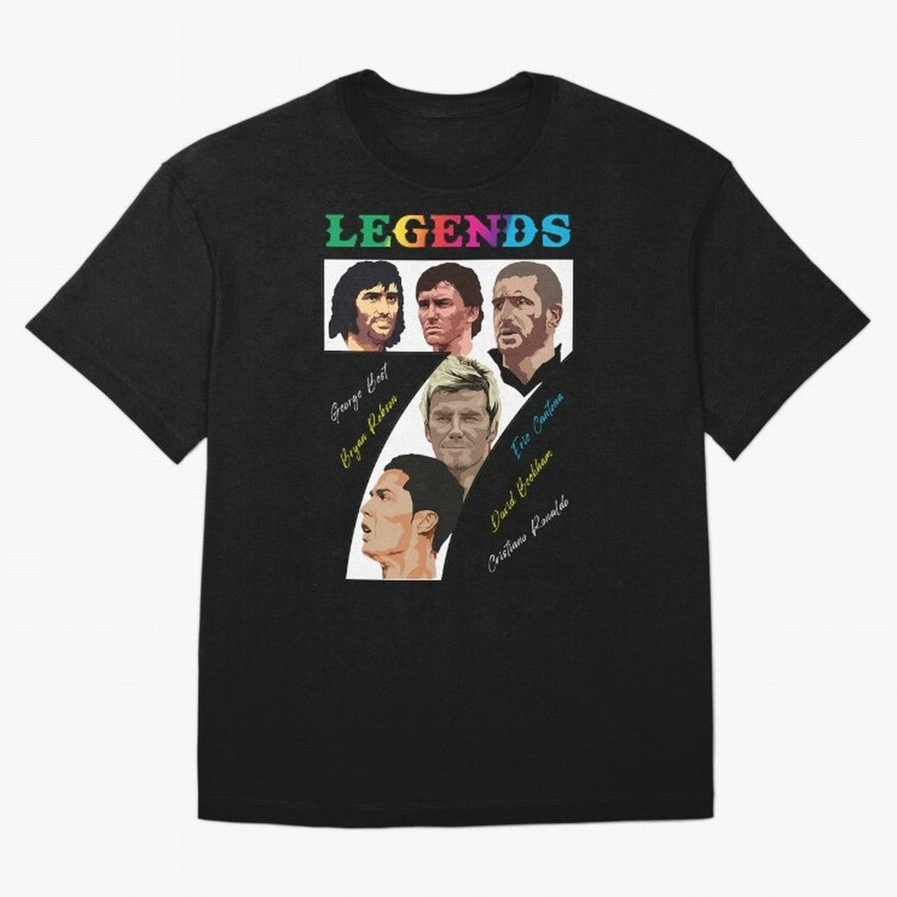 LEGENDS OF FOOTBALL Oversized T-Shirt Back the Journey through FIFA World Cup 2026 USA Canada Mexico Built around Mbappe and Neymar, Brazil, Portugal and Argentina Energy, Champion Mindset, Group Stage Buzz, Knockout Tension and Passionate Fan