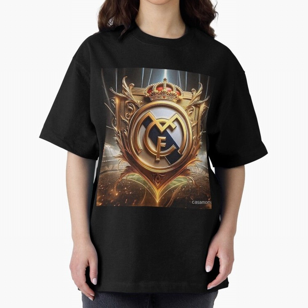 Galaxy of Real Madrid Oversized T-Shirt Wear the Spirit of FIFA World Cup 2026 Capturing Neymar, Haaland and Cristiano Ronaldo, Portugal, Spain and Germany Energy, Vintage Soccer Flavor, Modern Football Stars, National Flags and Final Night