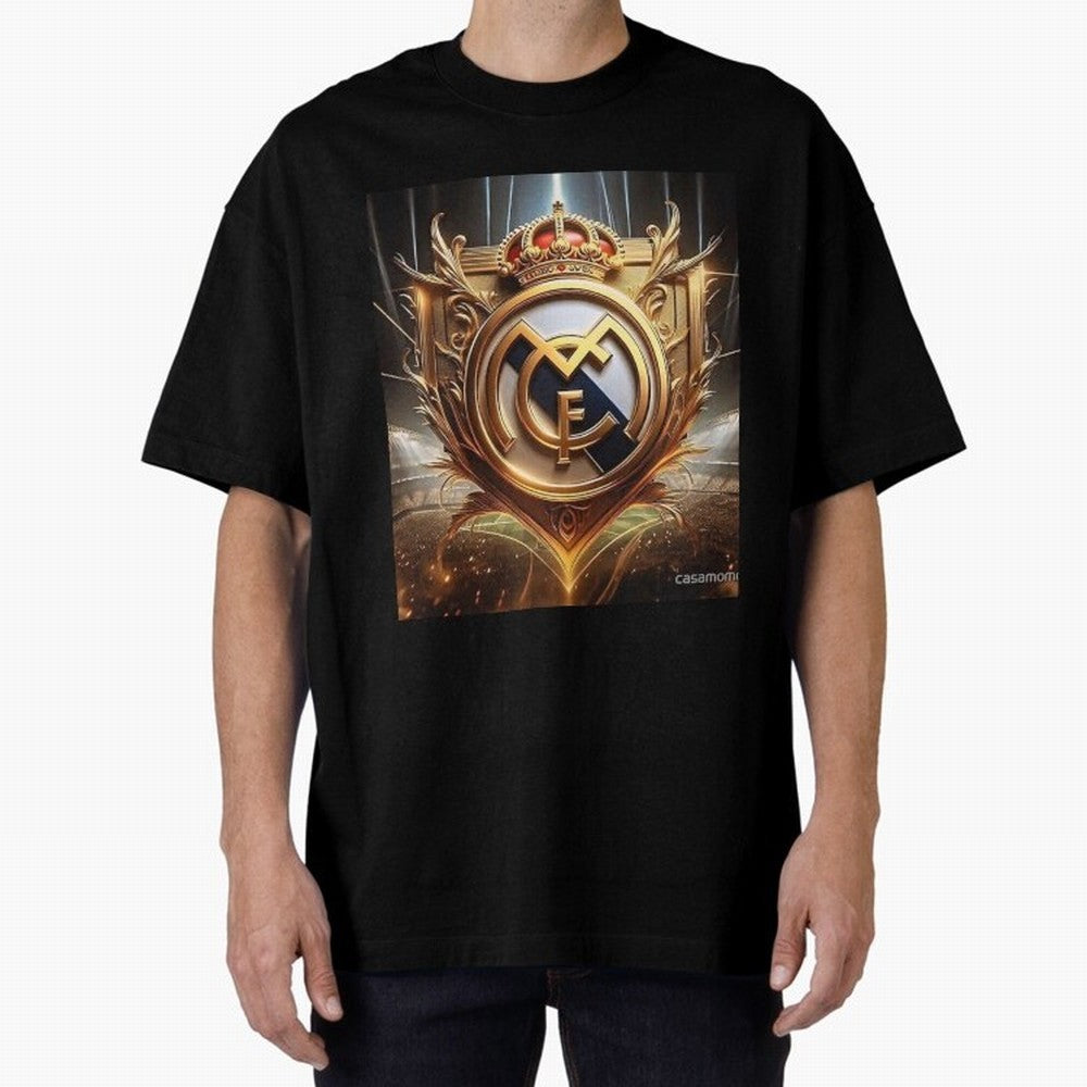 Galaxy of Real Madrid Oversized T-Shirt Wear the Spirit of FIFA World Cup 2026 Capturing Neymar, Haaland and Cristiano Ronaldo, Portugal, Spain and Germany Energy, Vintage Soccer Flavor, Modern Football Stars, National Flags and Final Night