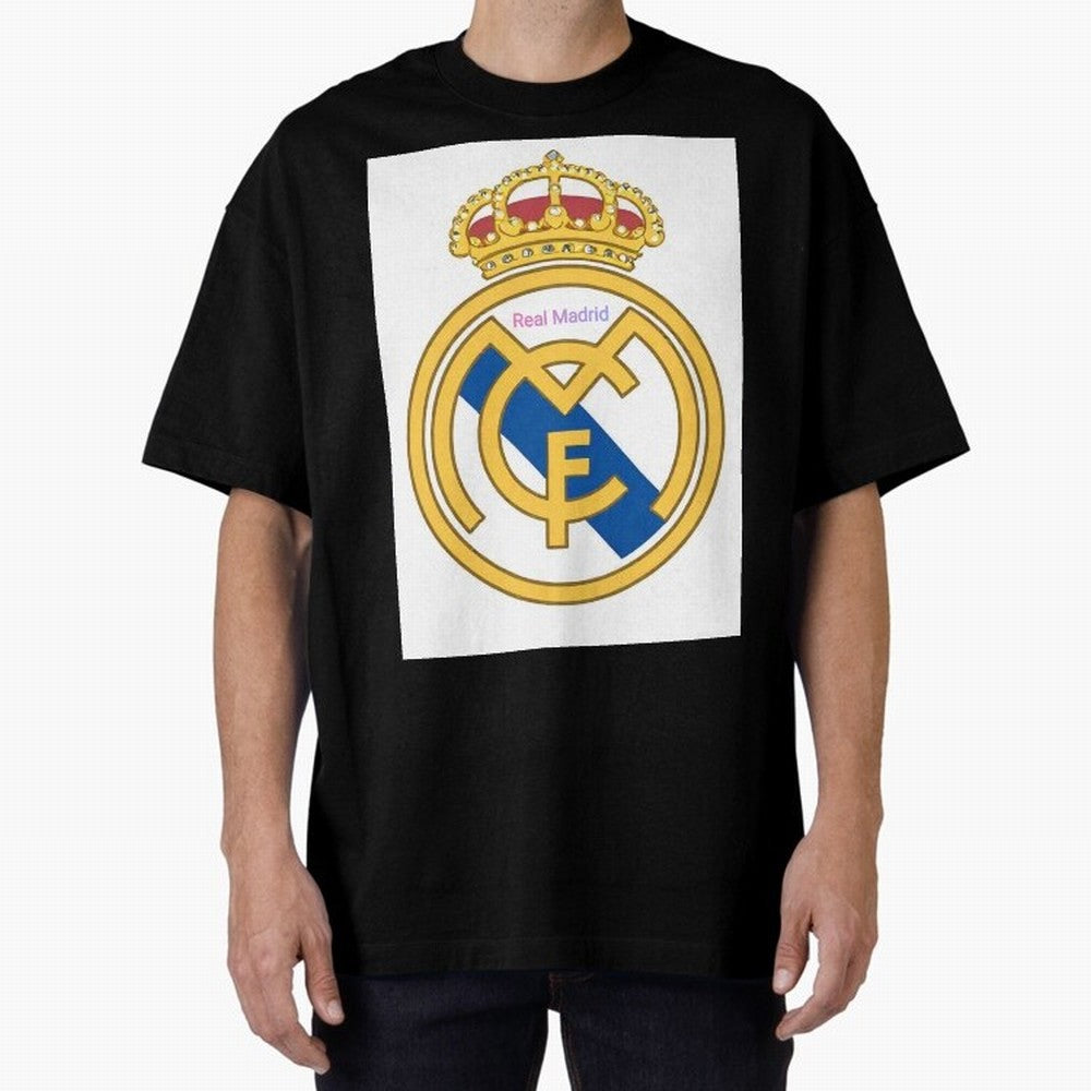 Real Madrid Gold Oversized T-Shirt Mark FIFA World Cup 2026 Celebrating CR7, Argentina and Brazil Energy, Stadium Chants, National Pride, Trophy Dreams and Unforgettable Football Memories; Great for Watch Parties, Sports Bars, Family Nights, Fan