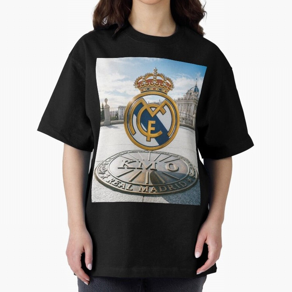 Madrid Futbol km0 Oversized T-Shirt Show Your Love for FIFA World Cup 2026 Built around Mbappe and Neymar, France and Portugal Energy, Football History, Final Match Energy, Crowd Noise and Once in a Lifetime Moments; Perfect for Supporters Who Want