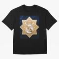 Escudo del Realma Oversized T-Shirt Honor Champions and Dreams in FIFA World Cup 2026 Made for Haaland and Mbappe, England, France and Netherlands Energy, Football Festival Excitement, Trophy Ambitions, Country Rivalries and Star Player Buzz; Ideal