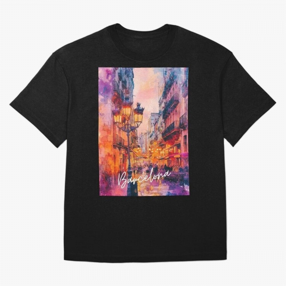 Barcelona Oversized T-Shirt Make Your Look Match FIFA World Cup 2026 Capturing CR7 and Messi, France Energy, Sports Nostalgia, International Competition, Famous Players and Unforgettable Victories; Perfect for People Who Love Argentina, Brazil,