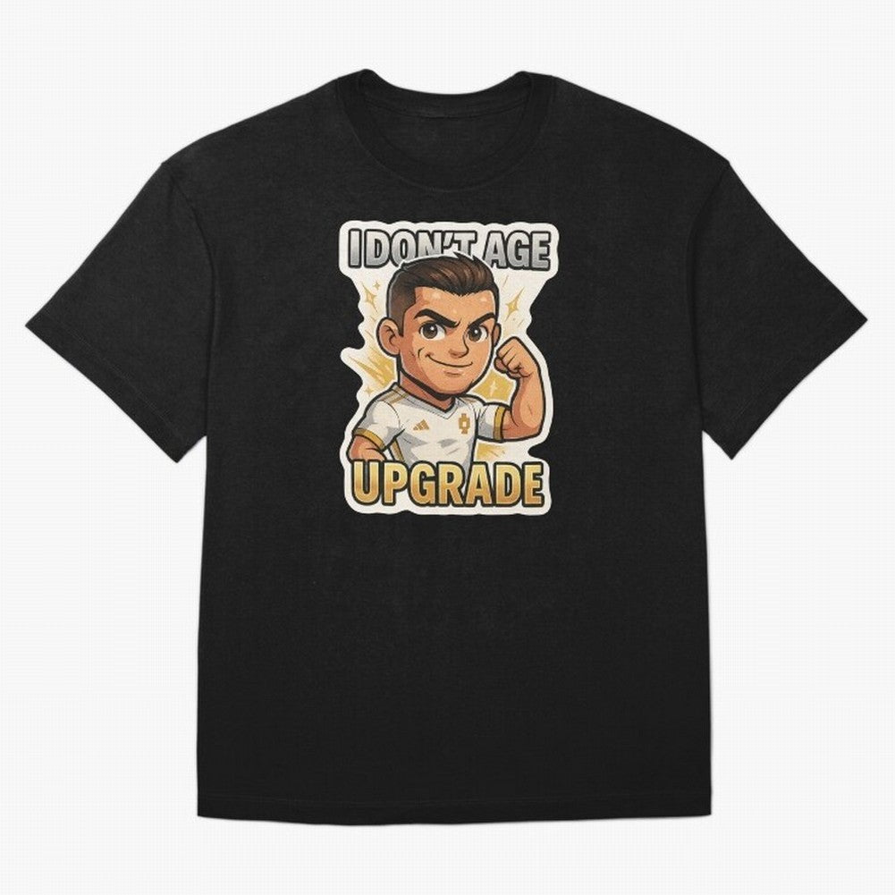 I Dont Age Upgrade Oversized T-Shirt Feel the Heartbeat of Global Football Passion for FIFA World Cup 2026, Made for Messi, CR7 and Mbappe, Netherlands, Supporter Pride, Iconic Celebrations, Legendary Names and Global Match Day Energy; Perfect for