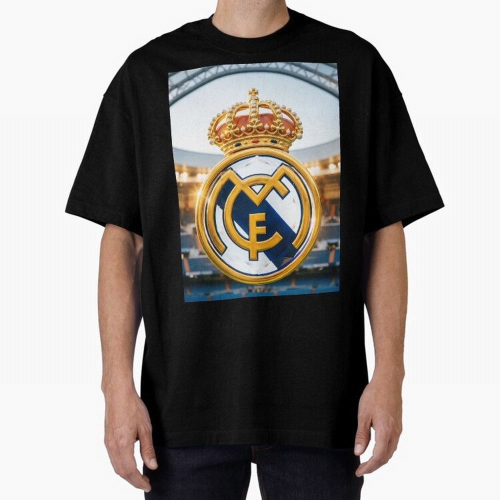 Realeza Madridista Oversized T-Shirt Bring International Match Energy to Global Football Passion for FIFA World Cup 2026 Group Stage, Driven by Messi, CR7 and Mbappe, Brazil, Global Supporter Spirit, Legendary Goals, National Colors and Tournament