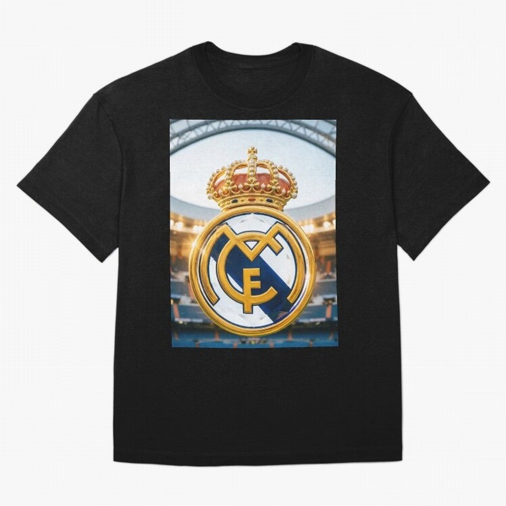 Realeza Madridista Oversized T-Shirt Bring International Match Energy to Global Football Passion for FIFA World Cup 2026 Group Stage, Driven by Messi, CR7 and Mbappe, Brazil, Global Supporter Spirit, Legendary Goals, National Colors and Tournament