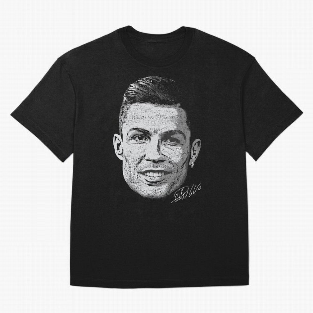 Cristiano Ronaldo Signed Oversized T-Shirt Enjoy Match Day Hype around FIFA World Cup 2026 Group Stage, CR7 and Messi, France and Portugal, Champion Mindset, Group Stage Buzz, Knockout Tension and Passionate Fan Culture; Great for Supporters Who