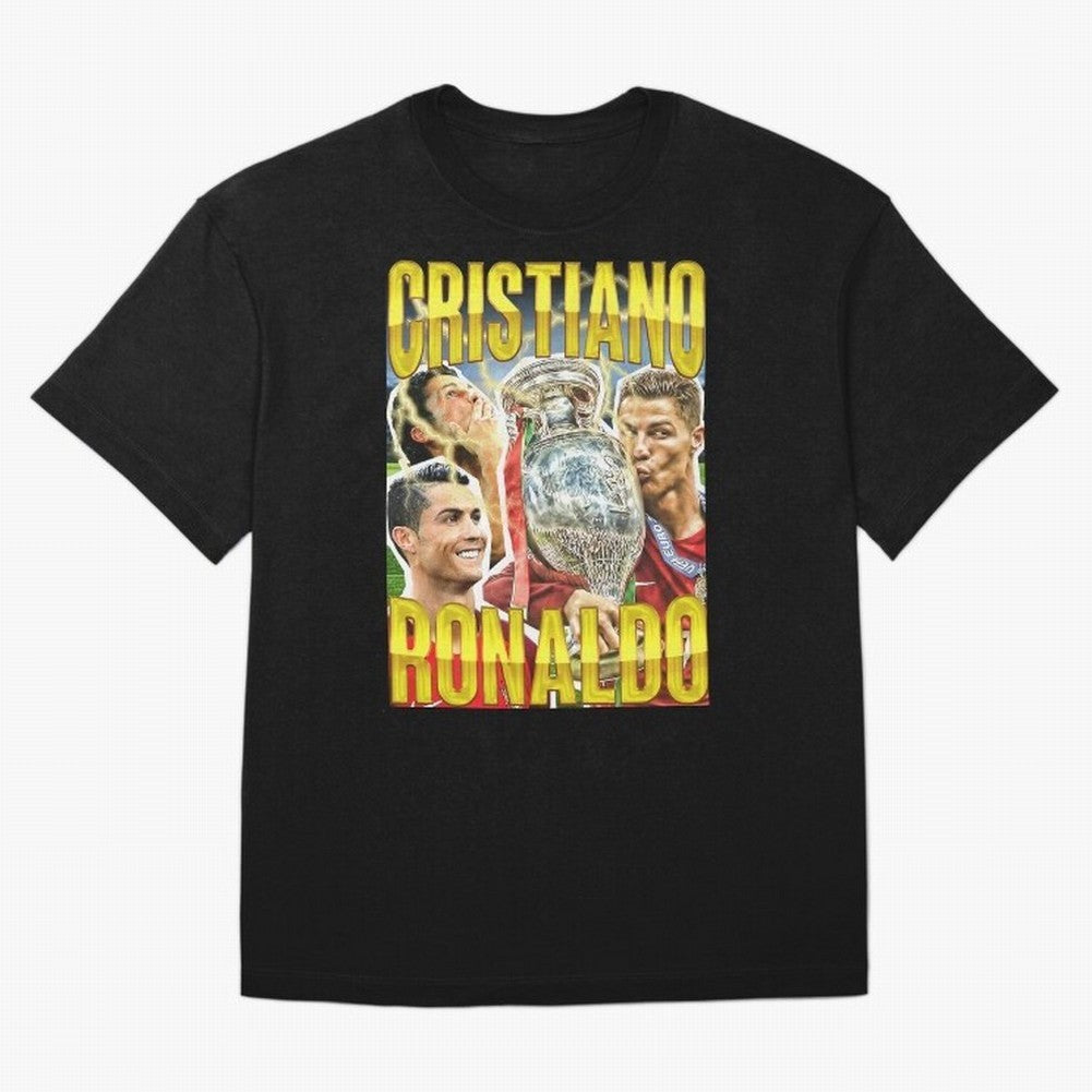 Cristiano Ronaldo Cr7 Siuuu El Bicho Oversized T-Shirt Capture FIFA World Cup 2026 with Messi and Cristiano Ronaldo, Portugal, Spain and Germany Energy, Football History, Final Match Energy, Crowd Noise and Once in a Lifetime Moments; Great for
