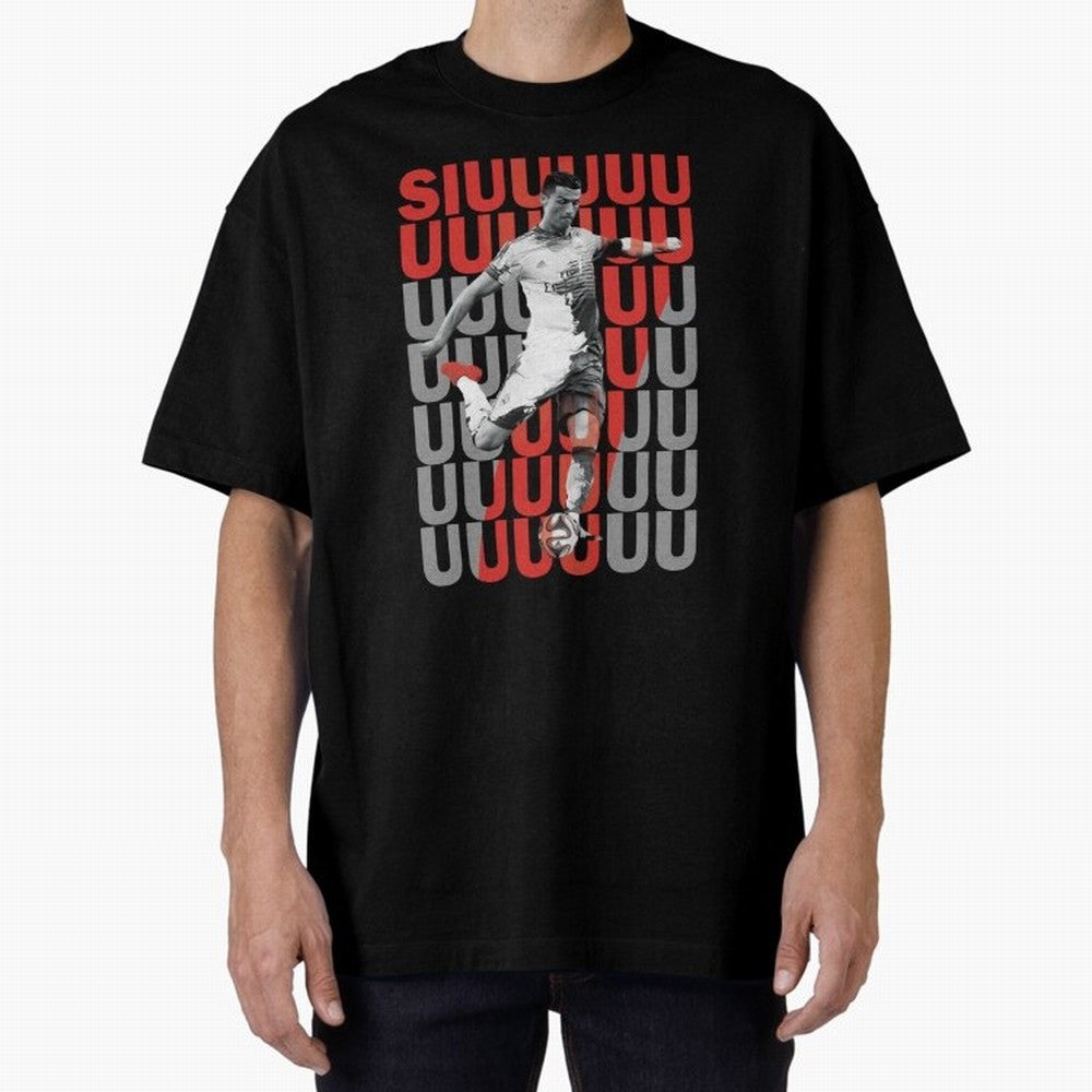 Siuuuuuu Cristiano Ronaldo Oversized T-Shirt Share the Excitement of FIFA World Cup 2026 Group Stage Built around Haaland and Mbappe, Argentina and Brazil Energy, Soccer Culture, Superstar Moments, National Team Dreams and Competitive Fire; Built
