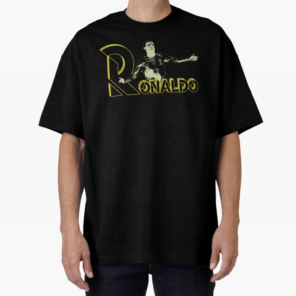 CR7 - ronaldo Oversized T-Shirt Represent Football Lovers during FIFA World Cup 2026 Group Stage Spirit, Capturing France, Mbappe, Soccer Culture, Superstar Moments, National Team Dreams and Competitive Fire; Great for Supporters Who Love Legendary