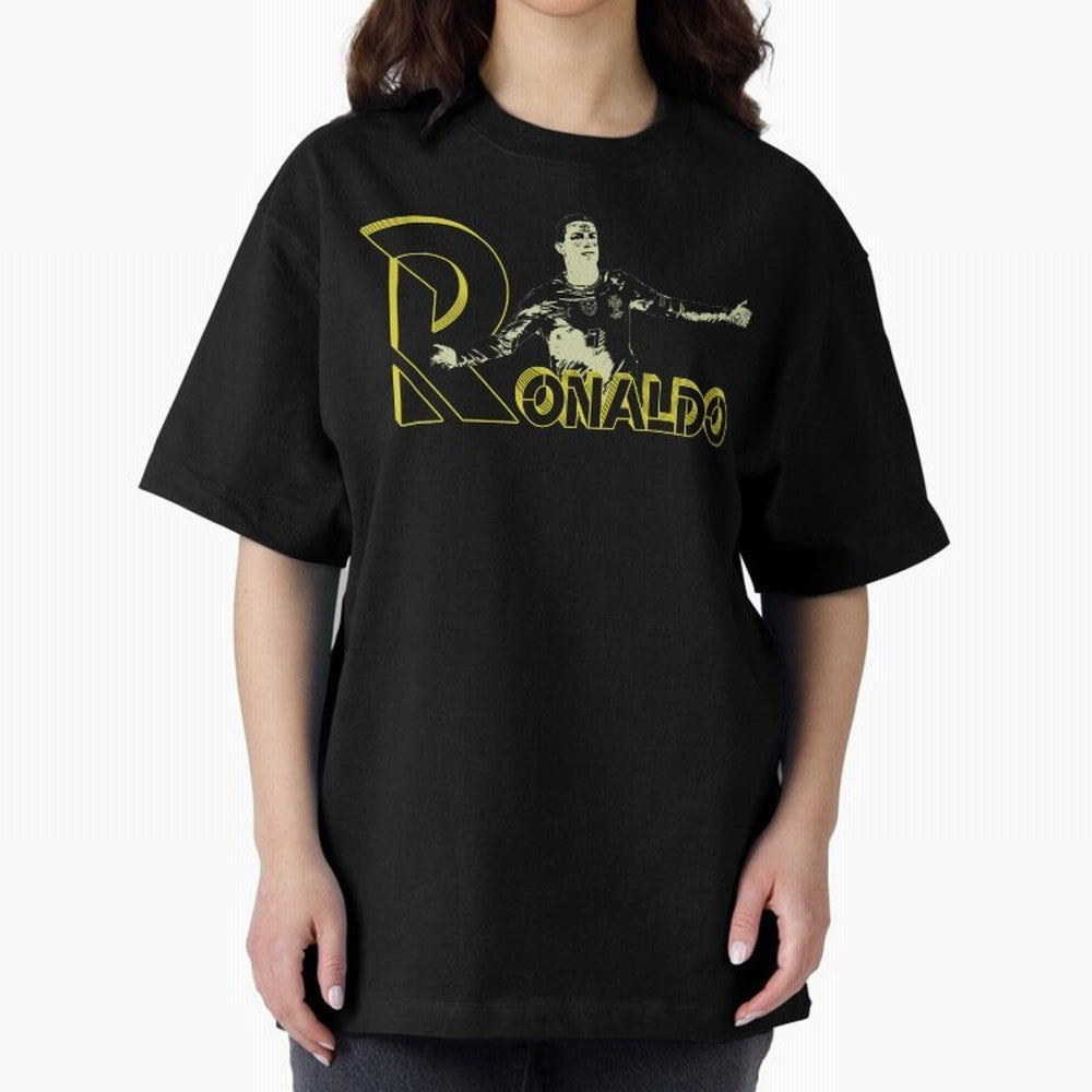CR7 - ronaldo Oversized T-Shirt Represent Football Lovers during FIFA World Cup 2026 Group Stage Spirit, Capturing France, Mbappe, Soccer Culture, Superstar Moments, National Team Dreams and Competitive Fire; Great for Supporters Who Love Legendary