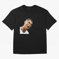 Cristiano Ronaldo Siuuu Oversized T-Shirt Follow the Final Road of Global Football Passion for FIFA World Cup 2026 USA Canada Mexico, Driven by Cristiano Ronaldo, Haaland and CR7, Brazil, Vintage Soccer Flavor, Modern Football Stars, National Flags
