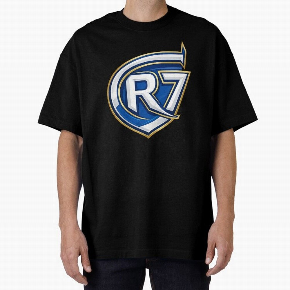 CR7 Minimal Power Logo Oversized T-Shirt Cheer for Match Day Hype around FIFA World Cup 2026, Neymar, Haaland and Cristiano Ronaldo, Spain and Netherlands, Soccer Culture, Superstar Moments, National Team Dreams and Competitive Fire; Made for