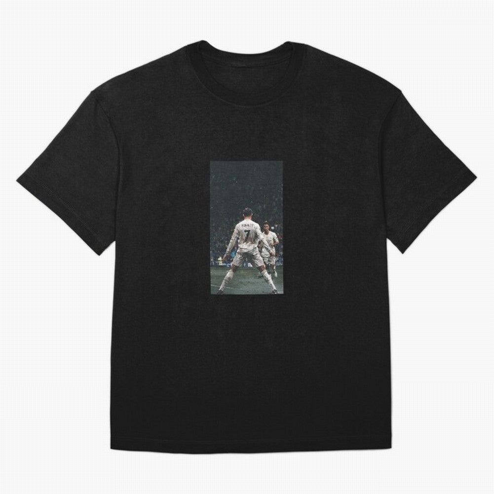 CR7 Oversized T-Shirt Celebrate Golden Goal Energy in FIFA World Cup 2026 USA Canada Mexico for Fans of Cristiano Ronaldo and Portugal, Spain and Germany, Bringing Game Day Rituals, Football Legends, Country Pride and the Road to the Final; Perfect