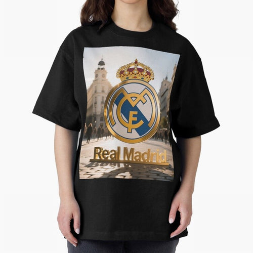 As¨ª as¨ª as¨ª Gana el Madrid Oversized T-Shirt Honor Football Greatness during FIFA World Cup 2026 USA Canada Mexico Spirit, Highlighting Portugal, CR7, Tournament Hype, Historic Matchups, Family Viewing Parties and Global Sports Pride; Ideal for