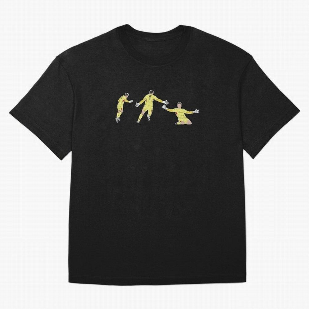 Anatoliy Trubin Last Minute Header Goal Celebration Oversized T-Shirt Support the Legends of Global Football Passion for FIFA World Cup 2026 USA Canada Mexico, Capturing CR7 and Messi, Argentina, France and Brazil, Stadium Memories, Football