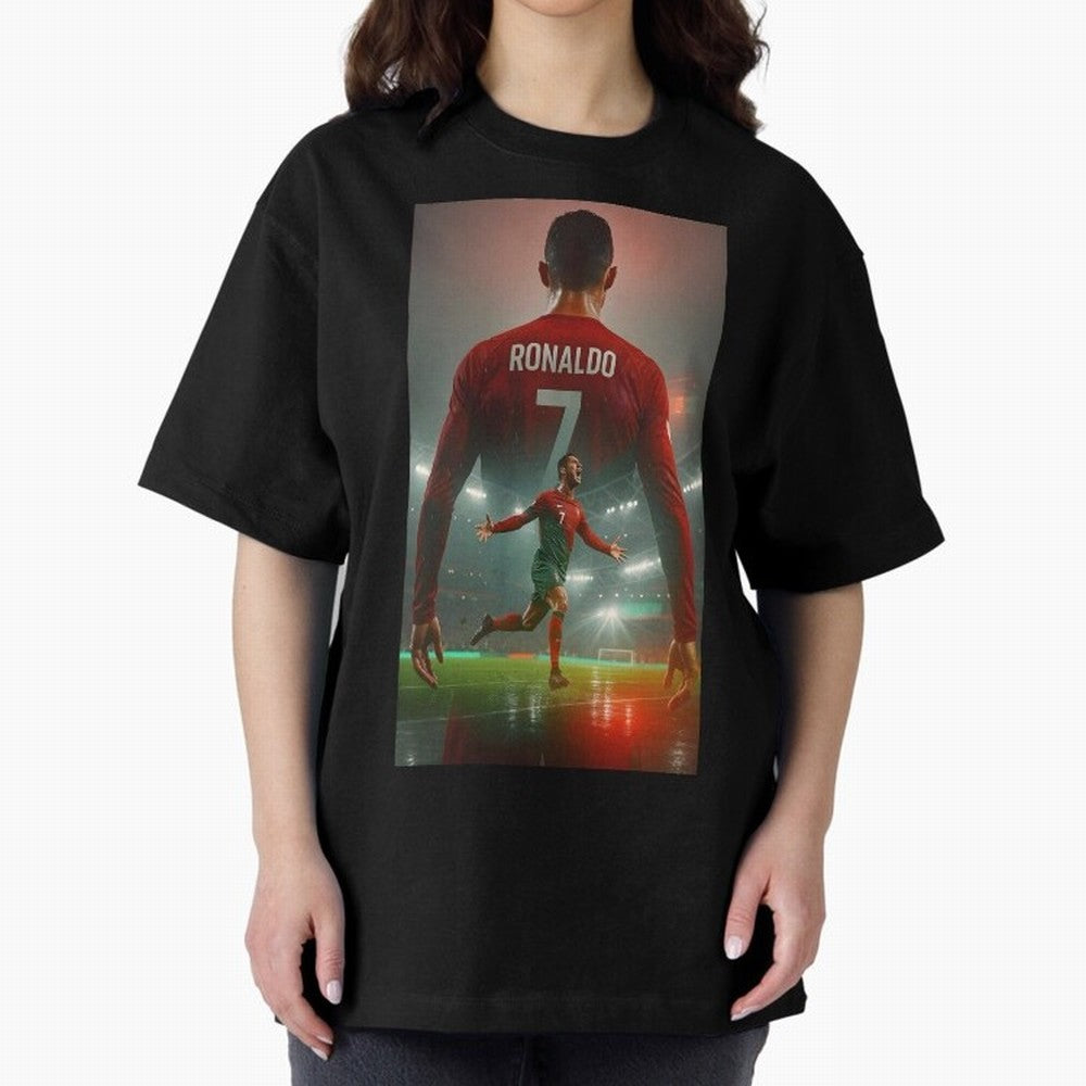 Christiano Ronaldo Oversized T-Shirt Bring World Football Passion into FIFA World Cup 2026 USA Canada Mexico Driven by Mbappe, England, France and Netherlands Energy, Sports Nostalgia, International Competition, Famous Players and Unforgettable