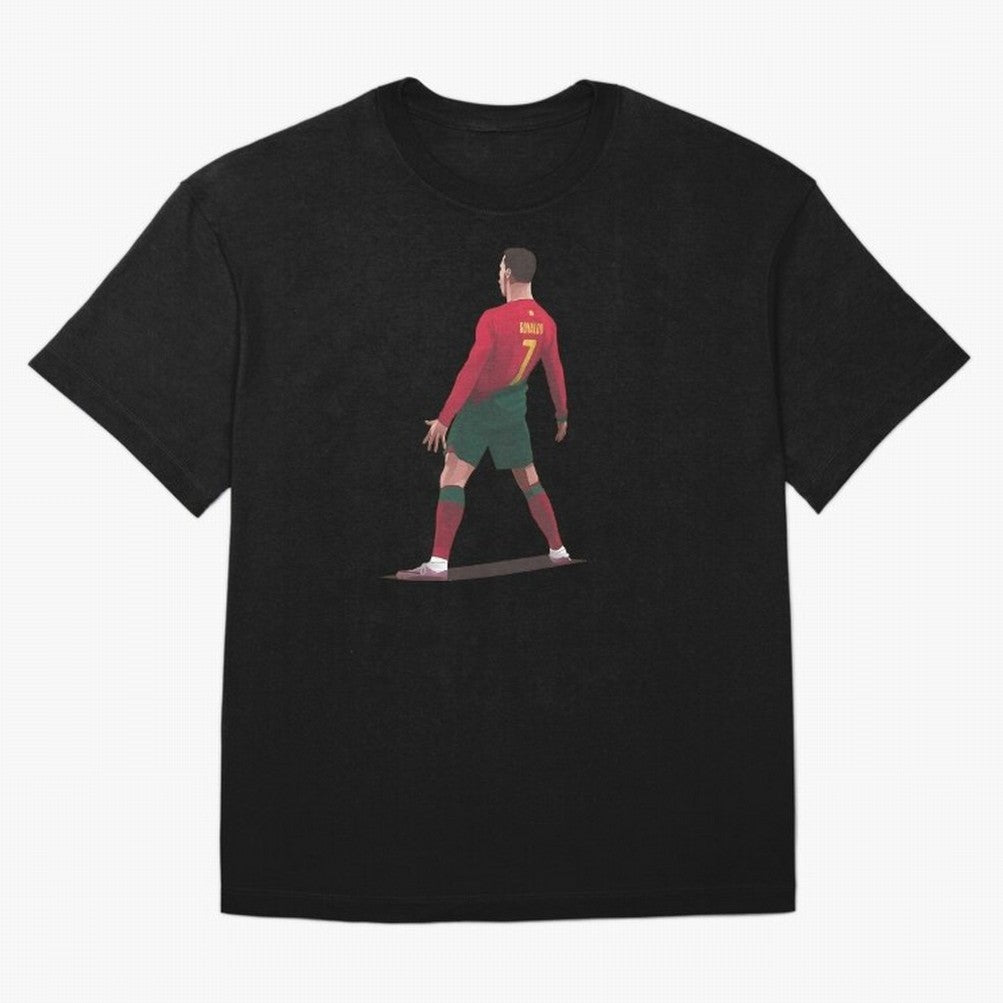 CR7 Celebration Pose Oversized T-Shirt Support the Legends of FIFA World Cup 2026 USA Canada Mexico Highlighting Haaland and Mbappe, England and Germany Energy, Football History, Final Match Energy, Crowd Noise and Once in a Lifetime Moments; Built