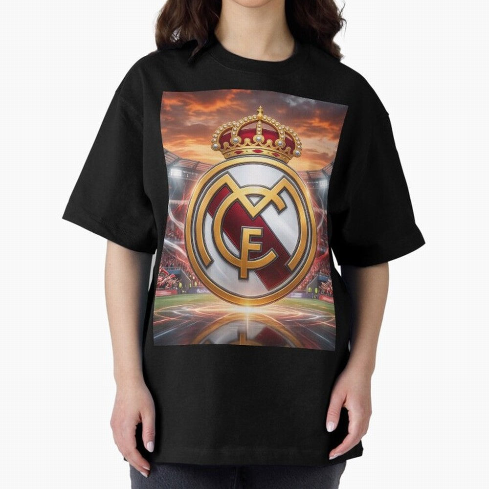 Tormenta del F¨²tbol Oversized T-Shirt Spotlight Match Day Hype around FIFA World Cup 2026 Group Stage, Cristiano Ronaldo, Haaland and CR7, England and Germany, Football Passion, Legendary Performances, Festival Vibes and Supporter Community; Great